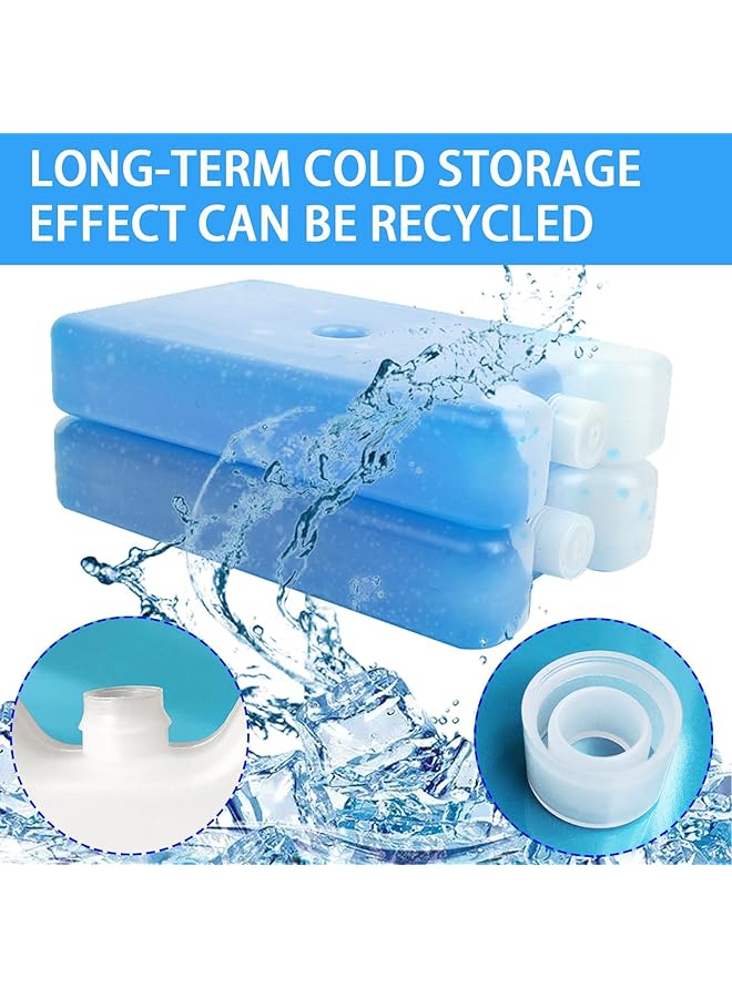 Aputue Ice Packs 2 Pack 150ML Cooler Ice Packs with Safe and Durable Reusable Freezer Blocks for Lunch Boxes and Coolers Freezer Blocks for Daily Use Outdoor Activities Picnics Travel and School - Image 3