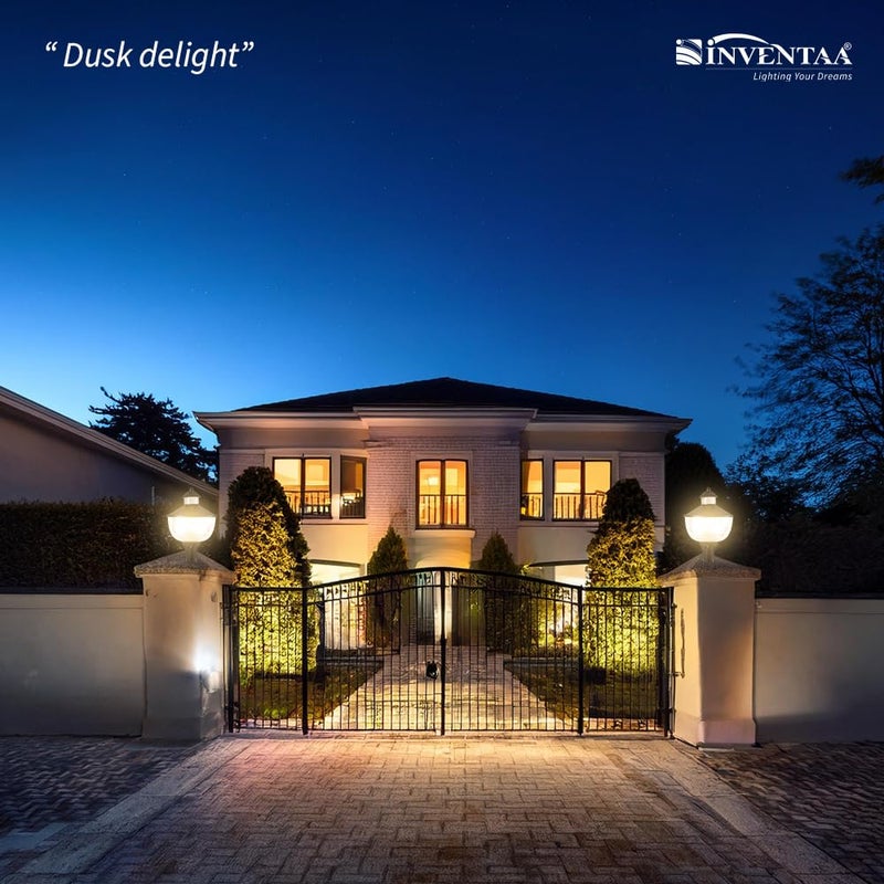 INVENTAA INVENTAA 30 Watts Britta 14 Lotus LED gate Light for Home gate Waterproof Gate Lamp for Compound Wall Lights Main Gate Lights Outdoor Pillar Lights Boundary Wall Lights Cool White 30W  - Image 2