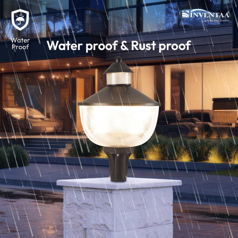 INVENTAA INVENTAA 30 Watts Britta 14 Lotus LED gate Light for Home gate Waterproof Gate Lamp for Compound Wall Lights Main Gate Lights Outdoor Pillar Lights Boundary Wall Lights Cool White 30W  - Image 5