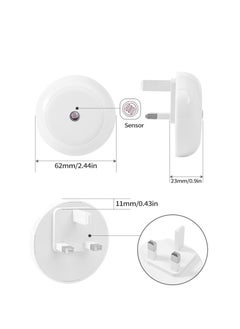 EHOME LED Baby Night Lights Plug into Wall [6Pack], Nightlight with Light Sensors for Kids Room, Bathroom Stair Lights, Hallway Light, Warm White  - Image 4
