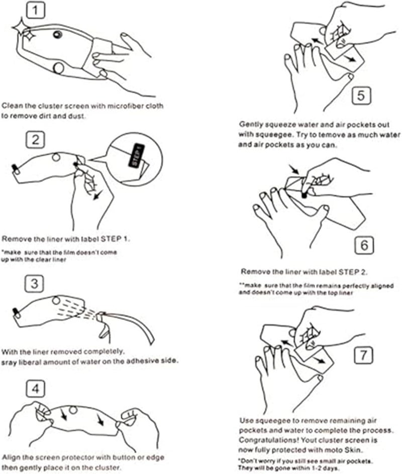 DEMULAX Motorcycle Dashboard Screen Protector - Image 3