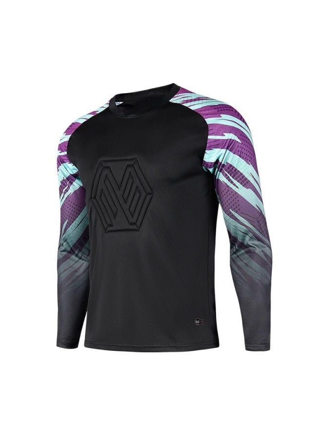 Children's Goalkeeper Jersey Set - Thickened Sponge Anti-Collision Football Training Top