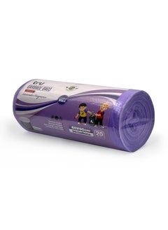 Tru Lavender Scented Garbage Bags Compact Roll 60x90cm 30 Gallon ( 20pc x 3 Rolls ) 60 bags  - Image 2