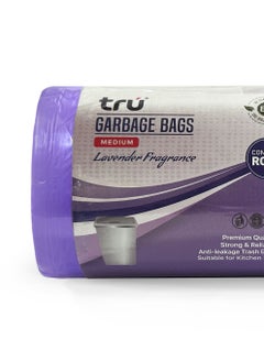 Tru Lavender Scented Garbage Bags Compact Roll 60x90cm 30 Gallon ( 20pc x 3 Rolls ) 60 bags  - Image 3
