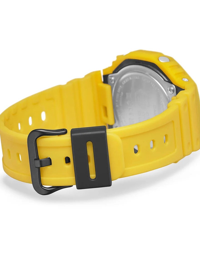 G-SHOCK Casio G Shock, GA B2100 9ADR, Analog DigitaL Watch for Men's, Yellow, GA-B2100C-9ADR, Yellow, strap - Image 2