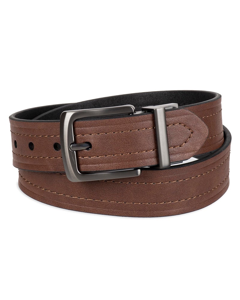 Levi's Levi's Men's Reversible Casual Jeans Belt, Brown/Black 1, X-Large (42-44)  - Image 2