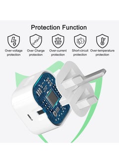 Generic Apple Certified PD Fast Charger for iPhone 20W, 1M Type C Wall Charger Plug Adapter USB-C to Lightning Cable 14 13 12 11 Pro Mini XS XR  - Image 3