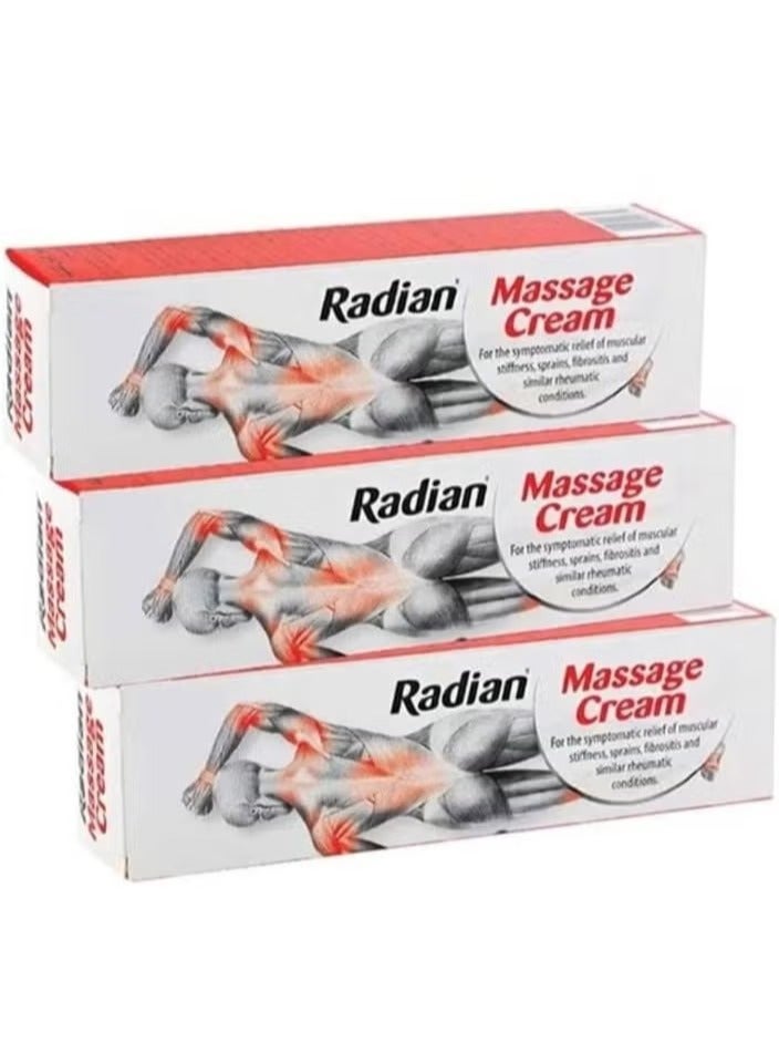 3-Piece Massage Cream, 100g