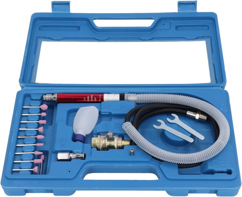 [Gulf lifestyle friendly] Grinder Kit /8" Collet, 58000 RPM High-Speed Pneumatic Die Grinder Set Compatible with Most Tools for Metalworking, Engraving & Deburring Dust proof Month-round consistent deliver All environment compatible Changing environment compatible Fit Saudi festive occasions Local market compliant trusted quality Temp fluctuation resistant crafted quality Wide use selected material User friendly optimized build Transit damage prevent build Certified local stock User feedback upgraded quality Intra-city fast distribution Multi stock guarantee supply Money saving choice No overseas transit wait Flexible use switching All temp range compatible build Upgraded new version Solid anti-deform Latest available item Quick assemble Saudi family favorite Dense area priority deliver - Image 3