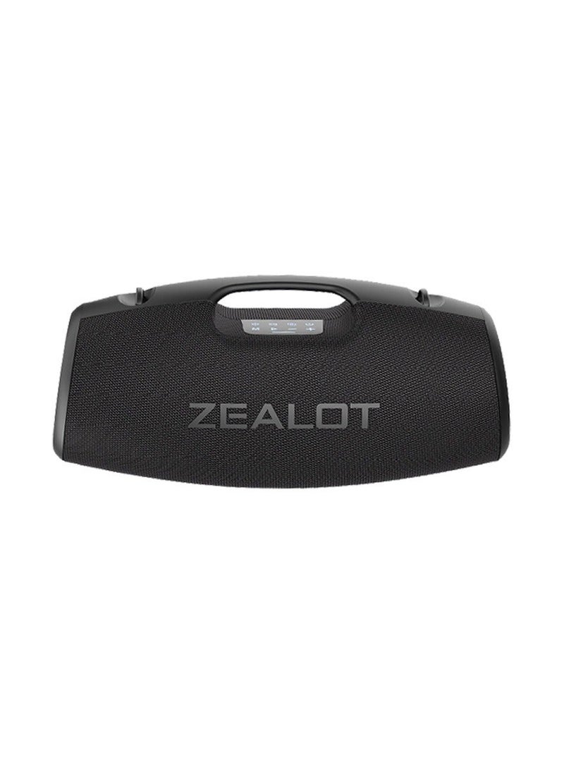 زيلوت مكبر صوت ZEALOT S78 240 وات بتقنية البلوتوث، تقنية DSP 4HORNS، مكبر صوت محمول خارجي، اقتران مزدوج لاسلكي، بطارية 24000 مللي أمبير، وقت تشغيل 48 ساعة، صوت ستيريو عالي، صوت جهير قوي، ضوء حلم - Image 2