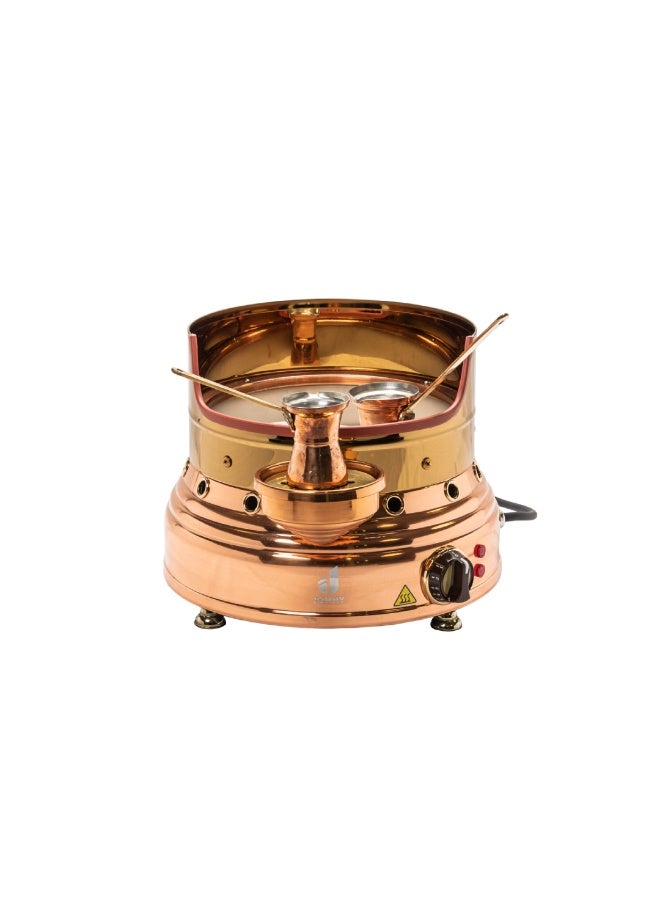 جوني ماكينة قهوة جوني AK/8-1N - سعة 1000 مل، ترموستات قابلة للتعديل، فولاذ مقاوم للصدأ، ماكينة قهوة عربية/يونانية، للاستخدام التجاري - Image 1