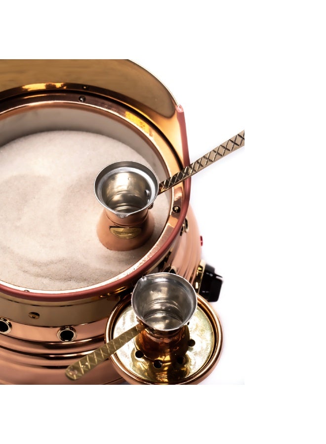 جوني ماكينة قهوة جوني AK/8-1N - سعة 1000 مل، ترموستات قابلة للتعديل، فولاذ مقاوم للصدأ، ماكينة قهوة عربية/يونانية، للاستخدام التجاري - Image 2