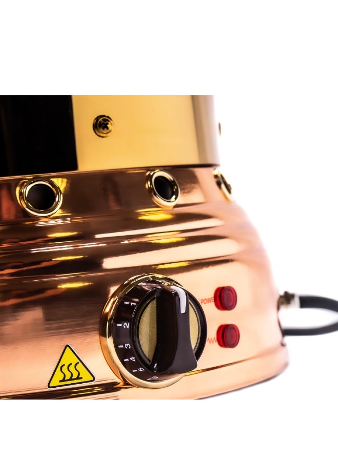 جوني ماكينة قهوة جوني AK/8-1N - سعة 1000 مل، ترموستات قابلة للتعديل، فولاذ مقاوم للصدأ، ماكينة قهوة عربية/يونانية، للاستخدام التجاري - Image 5