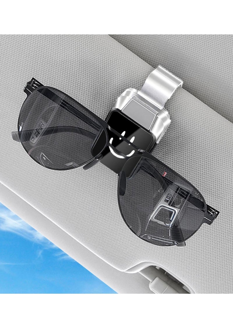Sunglasses Holder For Car Visor, Universal Auto Visor Glasses Organizer, Eyeglasses Holder Clip For Car - Image 1
