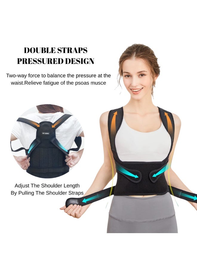 McDou Unisex support correction belt, scientific correction of hunchback and chest, adjustable shoulder correction belt, breathable and skin-friendly fabric, comfortable to wear, all-day support  - Image 5