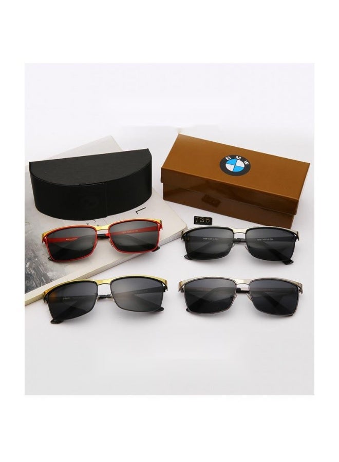 BMW New Men's Sport Polarized Glasses Essential for Driving Outdoors Black Frame Black Gold - Image 5