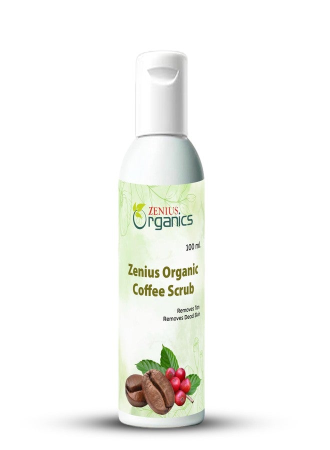 ZENIUS Coffee Tan Removal Face Scrub (100ml) | Exfoliate Scrub | Blackhead Remover, Whitehead Remover, Dead Skin Remover, Detan Pack | Caffeine & Walnut Scrub for Face | Face Scrub For Women & Men - Image 1