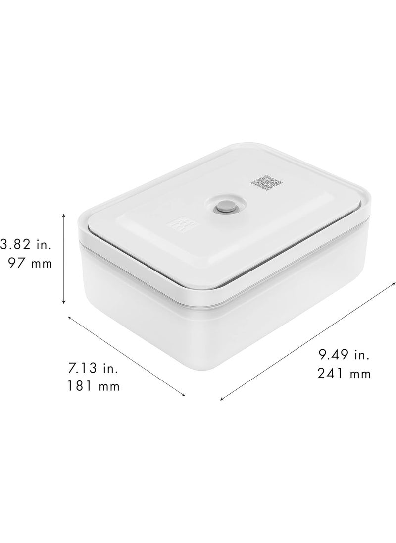Zwilling ZWILLING Fresh  Save Medium Vacuum Sealer Container Airtight Food Storage Container Meal Prep Container BPAFree Grey  - Image 3