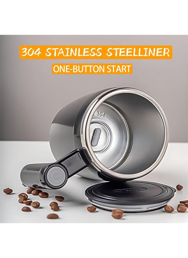 Bukela Self Stirring Mug, 380ml Self Stirring Coffee Mug Rechargeable Electric High Speed Mixing Cup Automatic Magnetic Electric High Speed Mixing Mug Electric Mixing Mug for Coffee/Milk  - Image 2