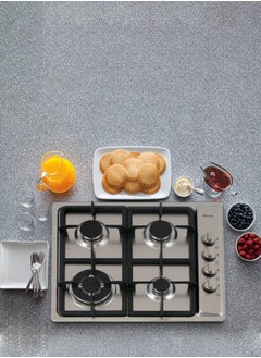 kitchen Line Italian Weight Surface - 4 Gas Stoves - 60 cm - Connected - Steel - G4014  - Image 3