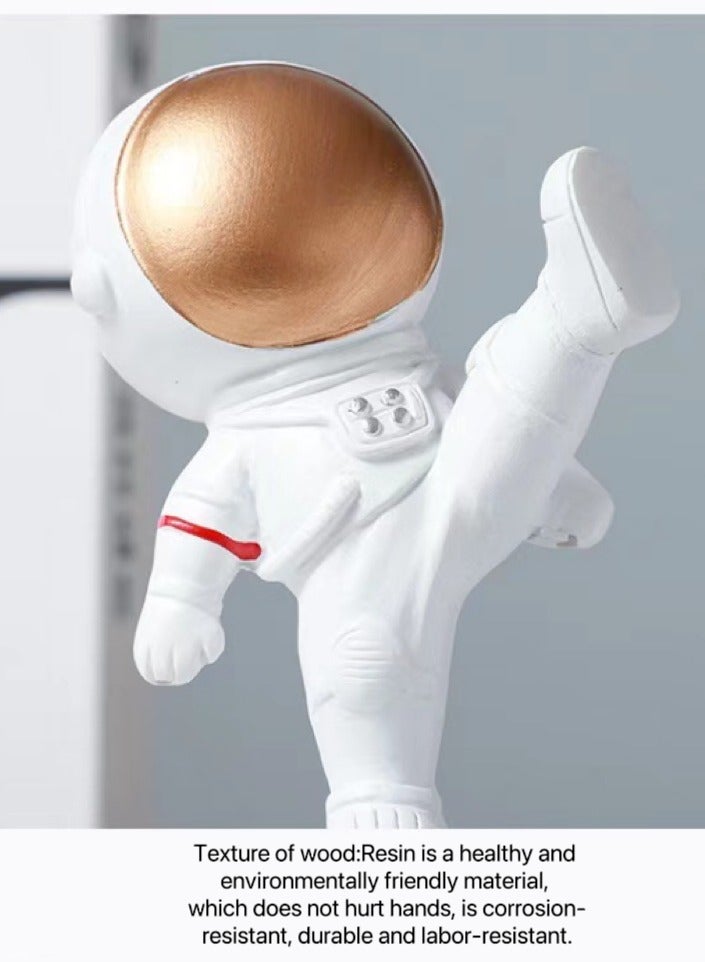 حامل سيارة، مرح رائع فريد 3D كرتوني لطيف تصميم متوافق مع جميع الهواتف الذكية للأطفال هدية ديكور المنزل (الكونغ فو قدم الذهب) - Image 5