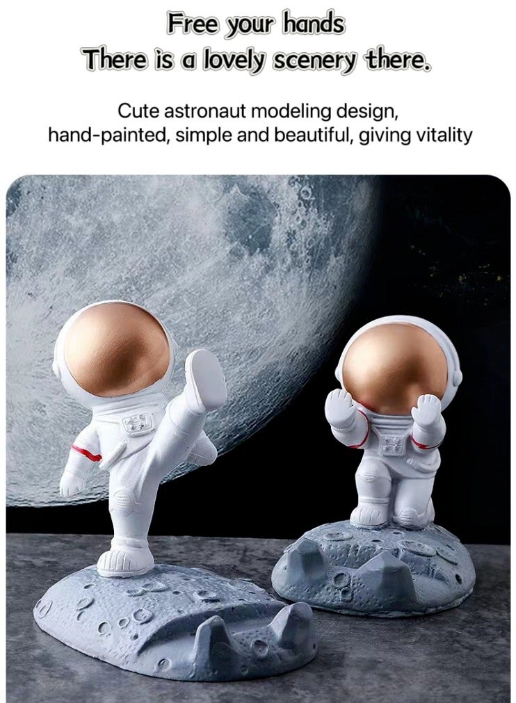 حامل سيارة، مرح رائع فريد 3D كرتوني لطيف تصميم متوافق مع جميع الهواتف الذكية للأطفال هدية ديكور المنزل (الكونغ فو قدم الذهب) - Image 2