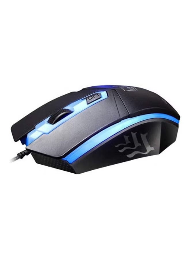 Flexible Polychromatic LED Backlit USB Wired Gaming Keyboard Mouse Set - Image 5