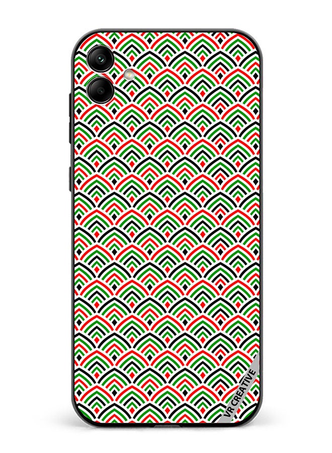 VR CREATIVE Protective Case Cover For Samsung Galaxy A04 United Arab Emirates Flag Colors Design Multicolour - Image 1