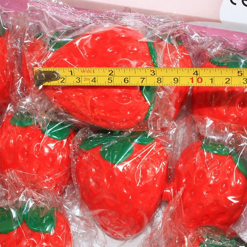 Strawberry Squishy Toy Stress Relief TPR - Image 3