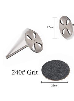 100Pcs Sandpaper Disc And 1Pcs Metal Bit 332 Shank Replaceable Pedicure Sanding Disc Bit For Dead Skin Callus Removal Electric Foot File Tools (240(Fine)) - pzsku/Z0226938ED624373F4223Z/45/_/1721027406/0ed99038-f35f-4038-8ffd-8f8173b67119