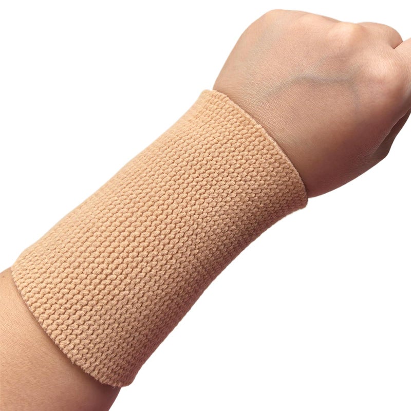 20LY Ankle Gel Sleeves with Cushion Support Elastic Sleeves for Ice Skating, Hockey, Hiking Nude Color Non-Slip 1 Pair - Image 4