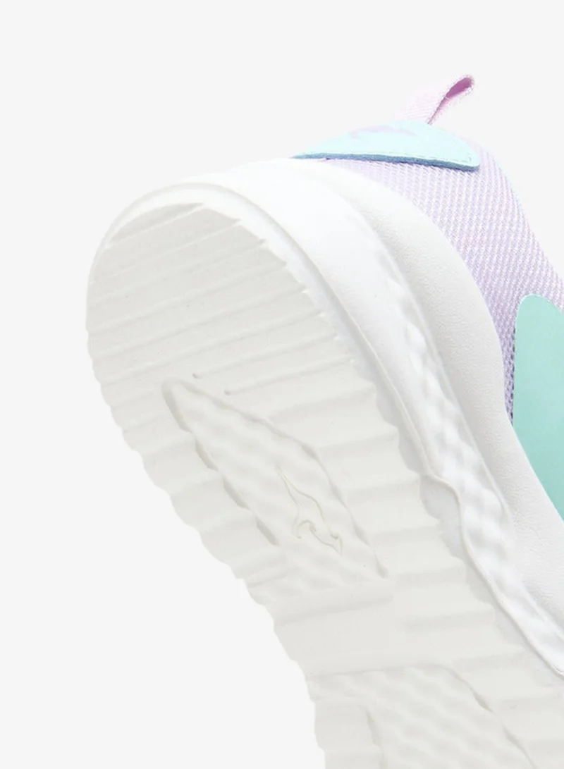 kangaROOS GREY Girls' Colourblock Sports Shoes with Hook and Loop Closure for Women | Best Price UAE