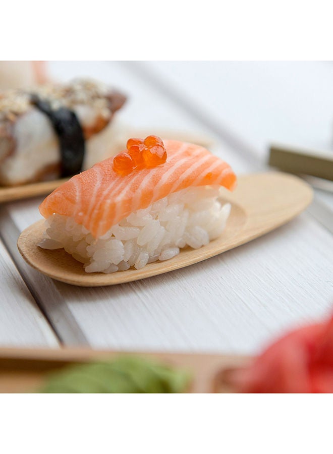 Restaurantware-4.25 Inch x 1.25 Inch Bamboo Tasting Spoons, 100 Carved Wooden Taster Spoon - Mini, Two In One, Natural Bamboo Bamboo Scoops, For Weddings Or Parties - Image 3