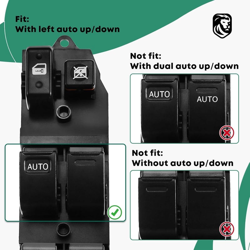 YHTAUTO Master Power Window Switch for Toyota Models - Image 3