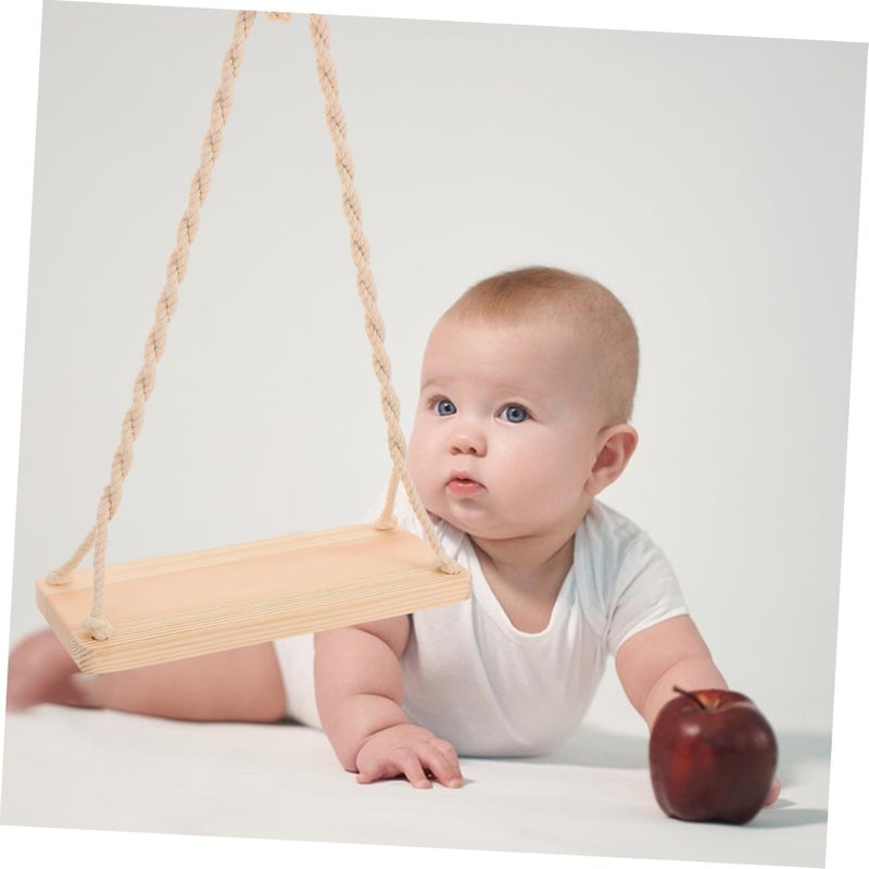 Yardwe Wooden Newborn Photography Swing Chair Creative Photo Prop - Image 4