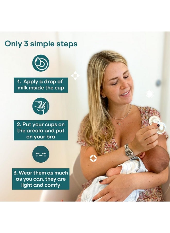 Koala Babycare - Koala Babycare The Original Nursing Cups 999 Silver - Nipple Shields for Nursing Newborn - Breastfeeding Essentials Protect and Soothe Cracked Nipples - Maxi Size - Image 1