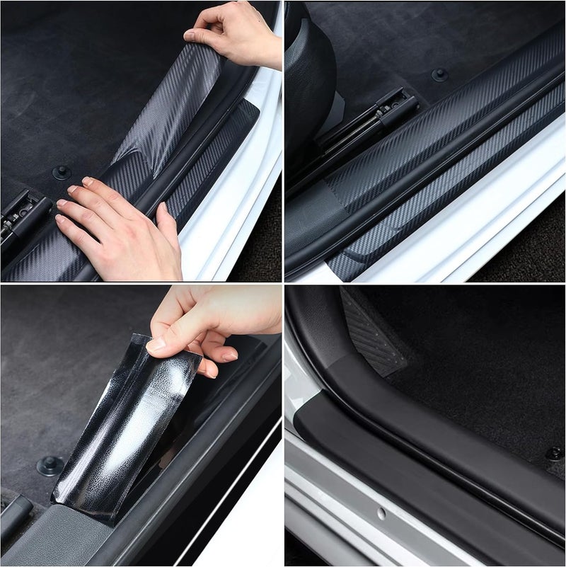 GRTHTATI Gloss Black Vinyl Wrap Tape for Chrome Delete Window Trim Car Door Sill Protector with Vinyl Wrap Tool Kit (Gloss Black, 2in x 30ft) - Image 3