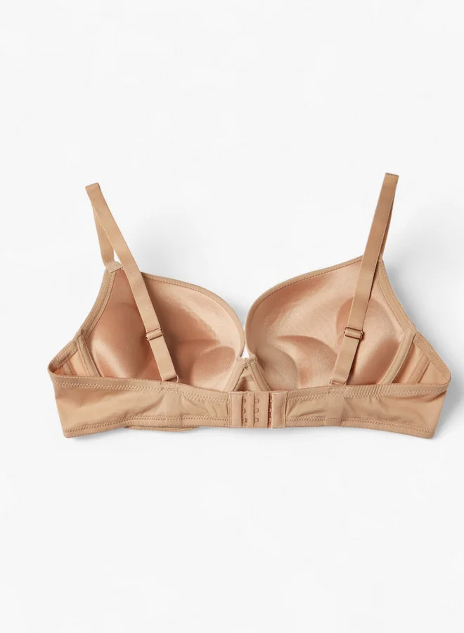 Splash FAV Double Push Up Bra with Hook and Eye Closure