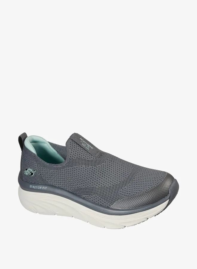 سكيتشرز Womens Slip-On Walking Shoes - D LUX WALKER QUICK UPGRADE