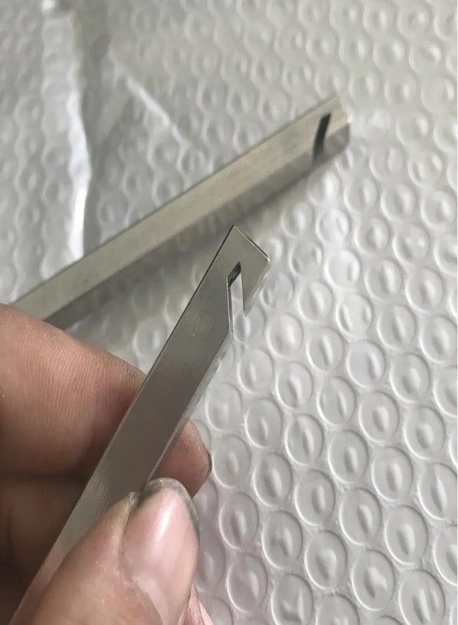 UtySty Door Strike Plate Adjusting Wrench Deadbolt Latch Strike Bending Adjustment Tool Clip Lever for Security Latch Strikes Door Latch Restorer Keyless Entry Smart Door Lock Fingerprint Door Locks - Image 3