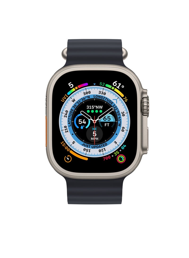 Soft Silicone Ocean Band Compatible With Apple Watch Ultra Band 49mm,45mm,44mm,42mm for Men And Women High-Quality Adjustable Bands - Image 4