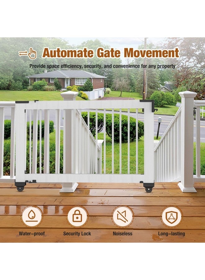 SDSNTE Sliding Gate Kit-Heavy Duty Sliding Gate Hardware for Smooth, Secure Gate Operation & Easy Installation, Black - Image 2
