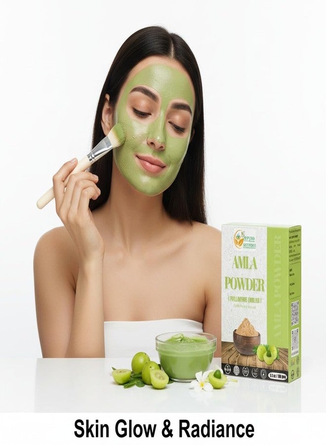 Herbs Botanica Natural Amla Powder (Indian Gooseberry, Amalaki), Pure Natural Fruit Powder with Vitamin C for Hair Growth & Immune Support, Emblica Officinalis, 5.3 oz / 150 gm - Image 4