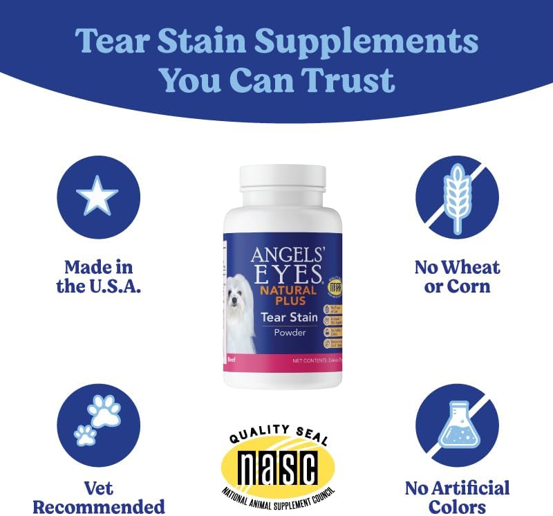 Angels' Eyes PLUS Dog Tear Stain Remover Powder - Beef Flavor, 45g - Image 5