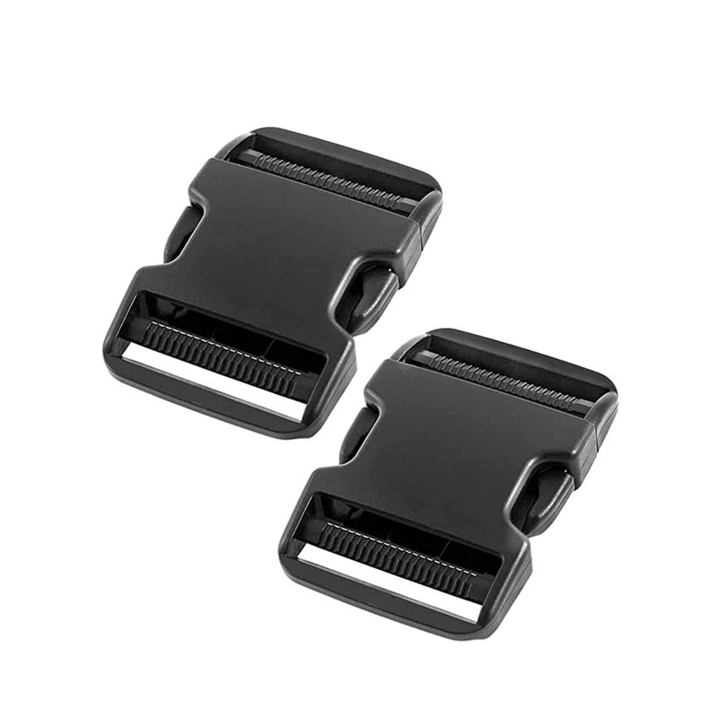 SOLARAE 2" Plastic Buckle, Quick Side Release Buckles with Dual Adjustable, Clips Snaps, Clasp Military Grade - Image 1
