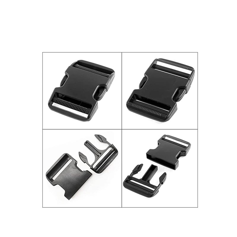 SOLARAE 2" Plastic Buckle, Quick Side Release Buckles with Dual Adjustable, Clips Snaps, Clasp Military Grade - Image 5