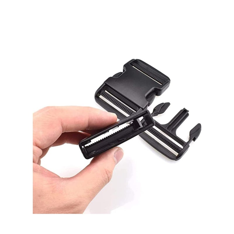 SOLARAE 2" Plastic Buckle, Quick Side Release Buckles with Dual Adjustable, Clips Snaps, Clasp Military Grade - Image 2