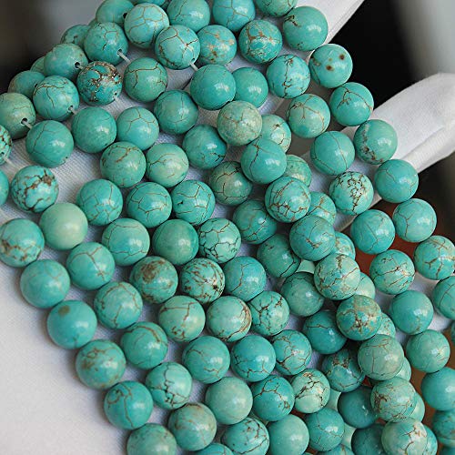 MJDCB Best Sellers Stone Beads Turquoise Round Loose Beads for Jewelry Making DIY Bracelet Necklace (10mm) - Image 4