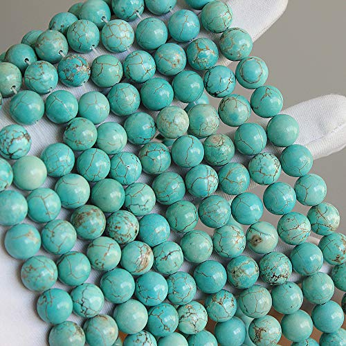MJDCB Best Sellers Stone Beads Turquoise Round Loose Beads for Jewelry Making DIY Bracelet Necklace (10mm) - Image 5