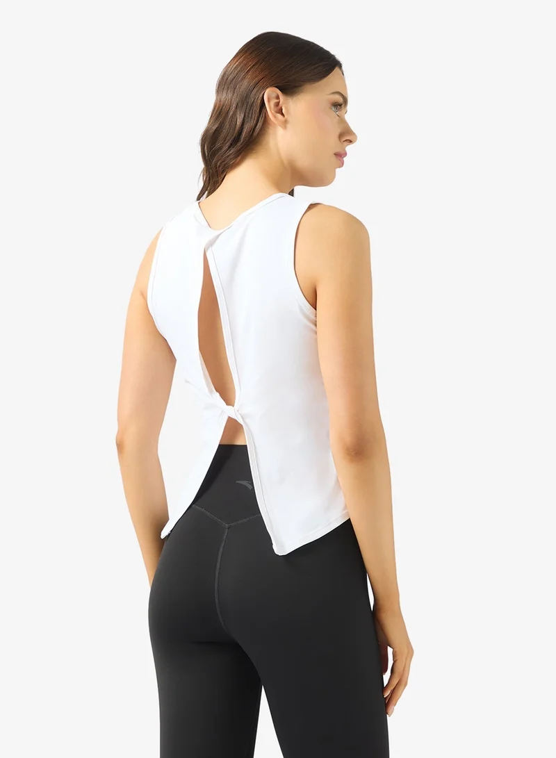 ANTA Regular Fit Workout Training Commute Knit Tank